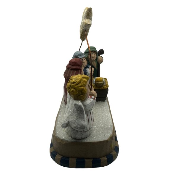 Eddie Walker Midwest Cannon Falls 2000 Happy Birthday Jesus Nativity Figurine - Picture 6 of 7